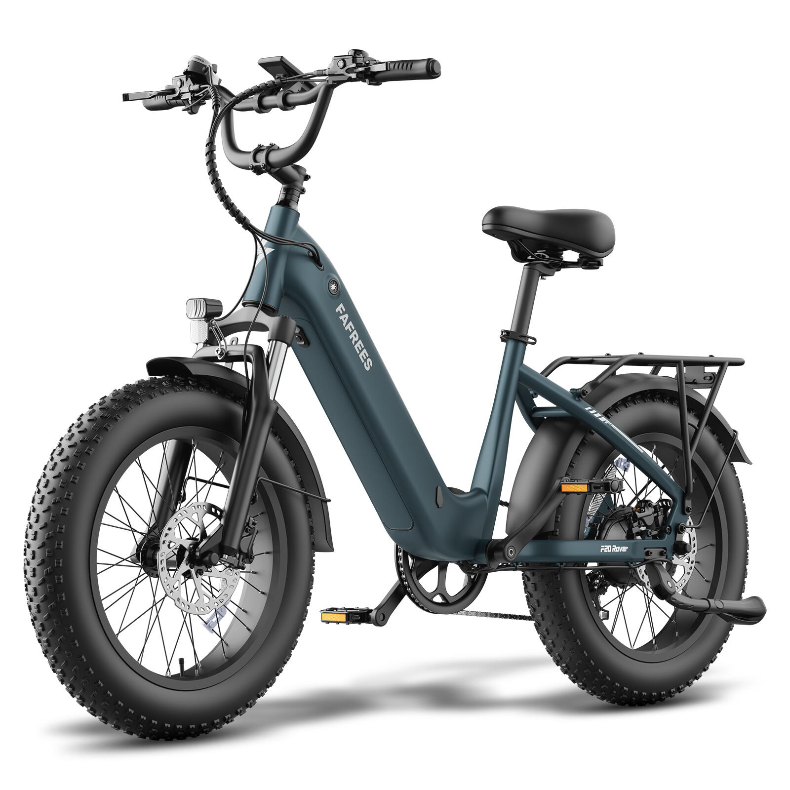 Bicicletă electrică FAFREES F20 Rover Step-Thru, baterie de 48V 20Ah