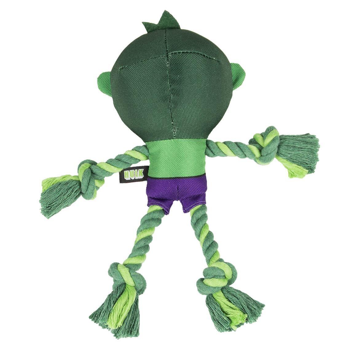 Corde à mâcher pour chien Avengers Hulk, jouet à mâcher vert et violet 2/7
