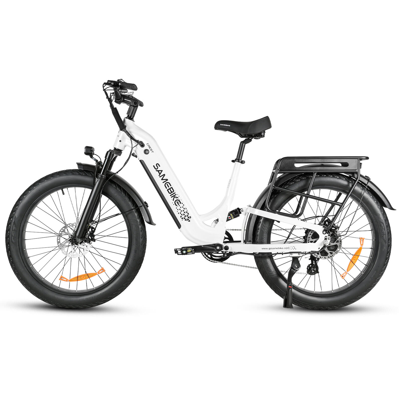 Bicicletta elettrica SAMEBIKE CREST con sospensioni complete e display LCD 2/7