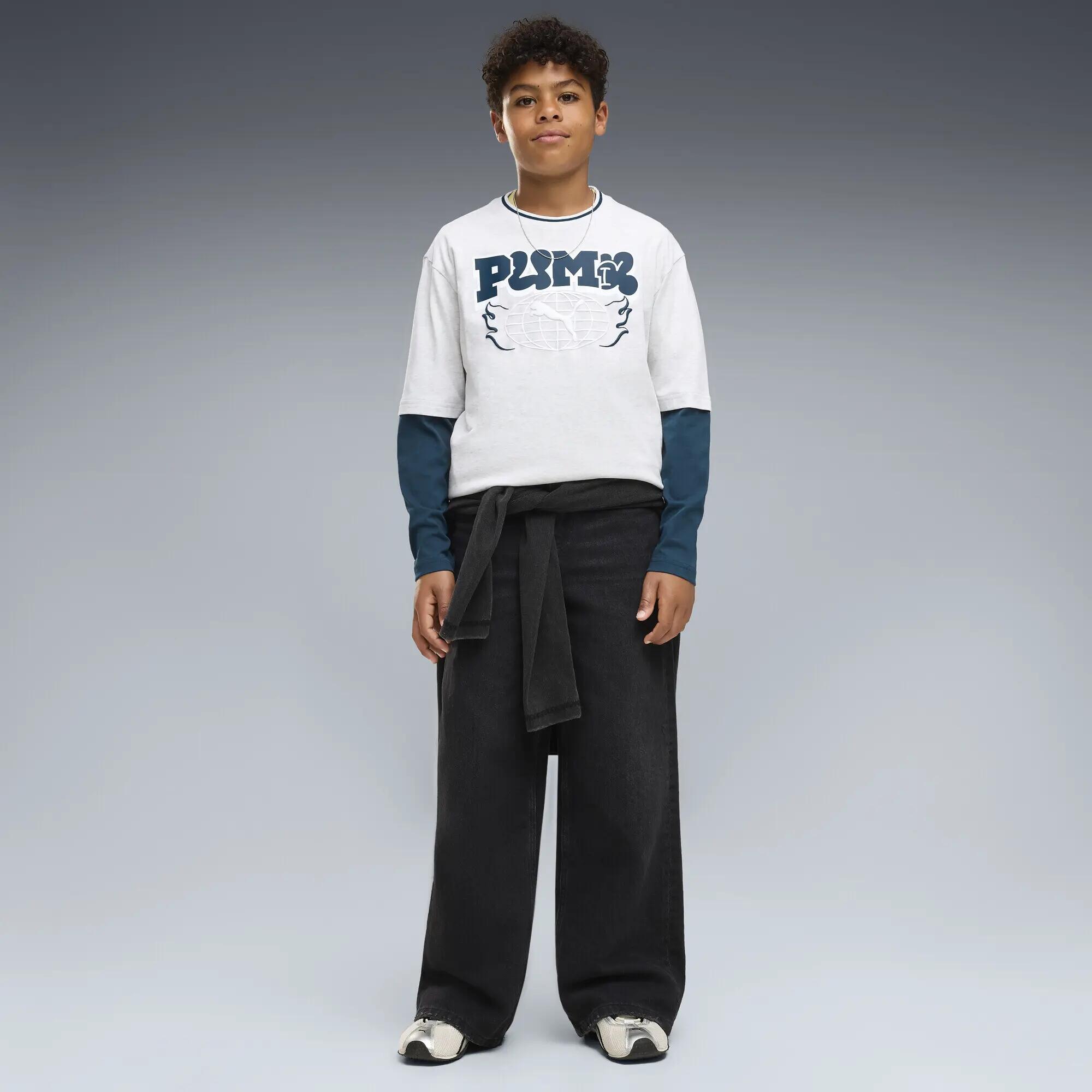 MID 90s Relaxed Layered Langarmshirt Jungen PUMA 4/5