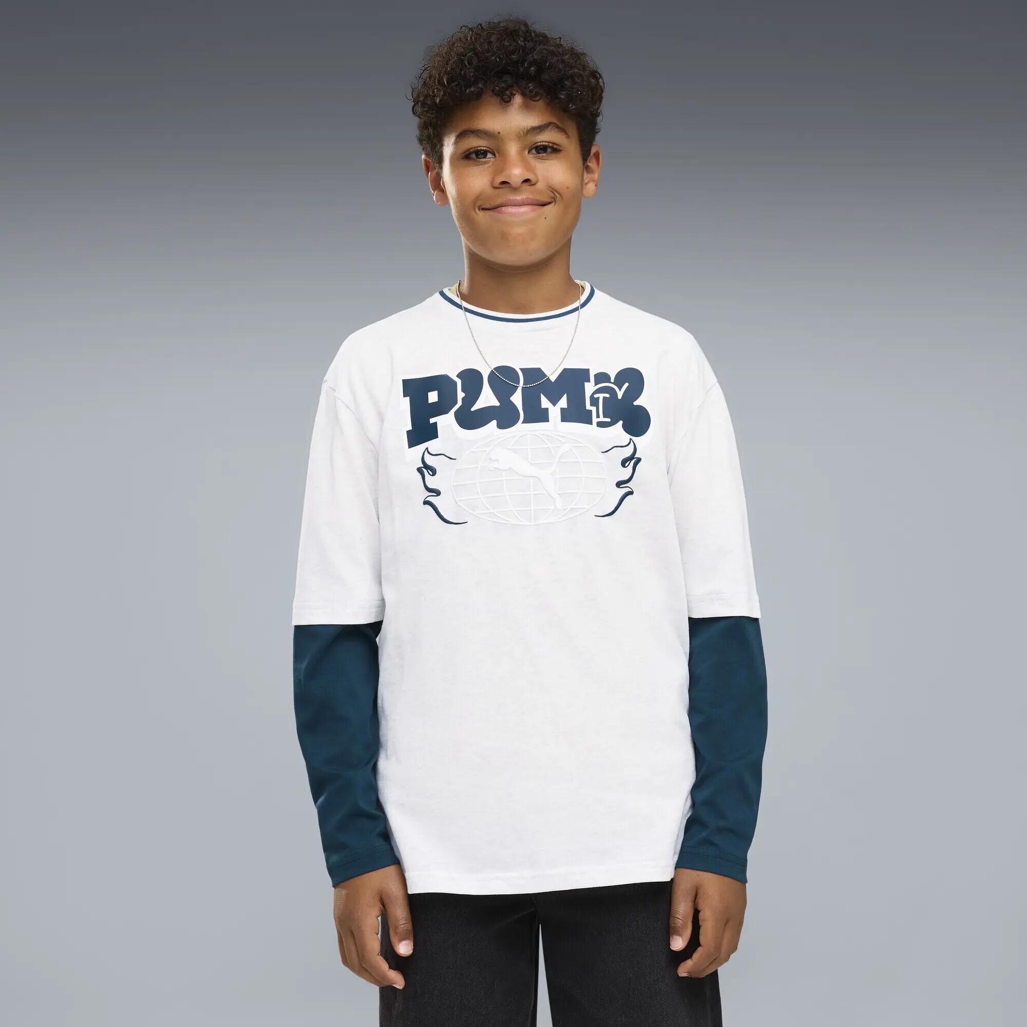 MID 90s Relaxed Layered Langarmshirt Jungen PUMA 2/5