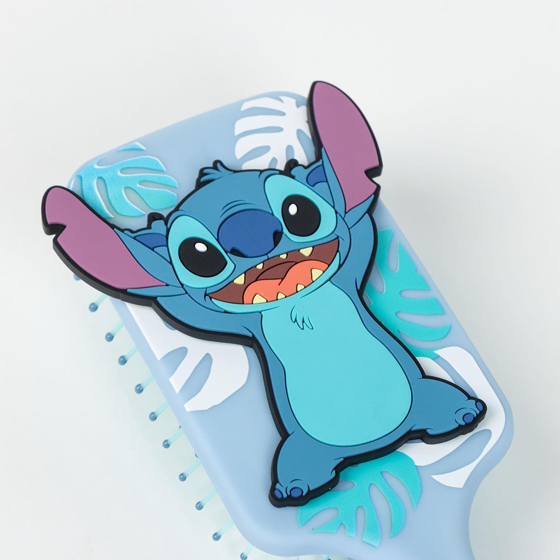 Spazzola districante per bambini Stitch, in plastica ABS azzurra. 4/4