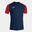 Maillot manches courtes Homme Joma Academy iv bleu marine rouge
