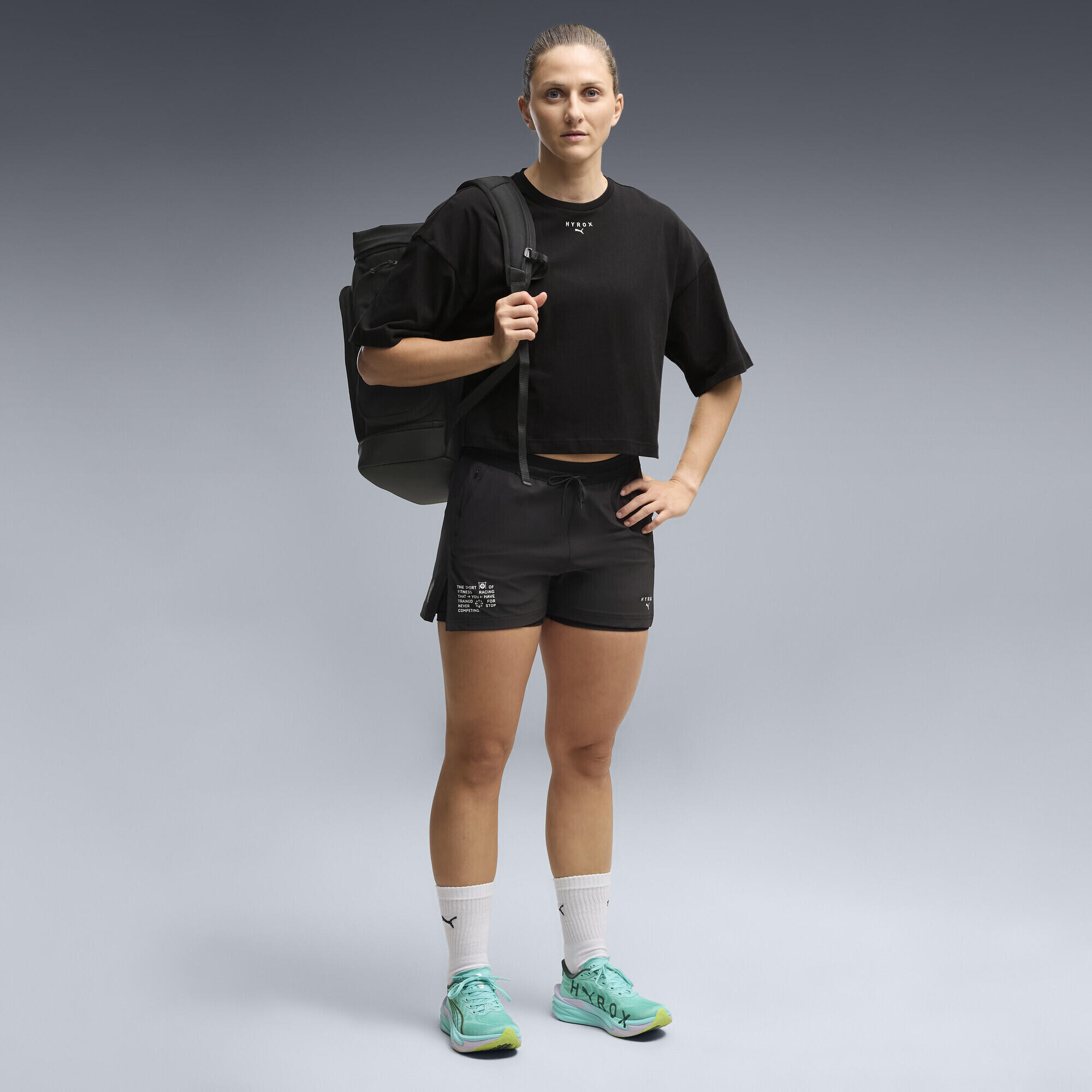 PUMA x HYROX T-shirt Curto Lifestyle Mulher PUMA 4/5