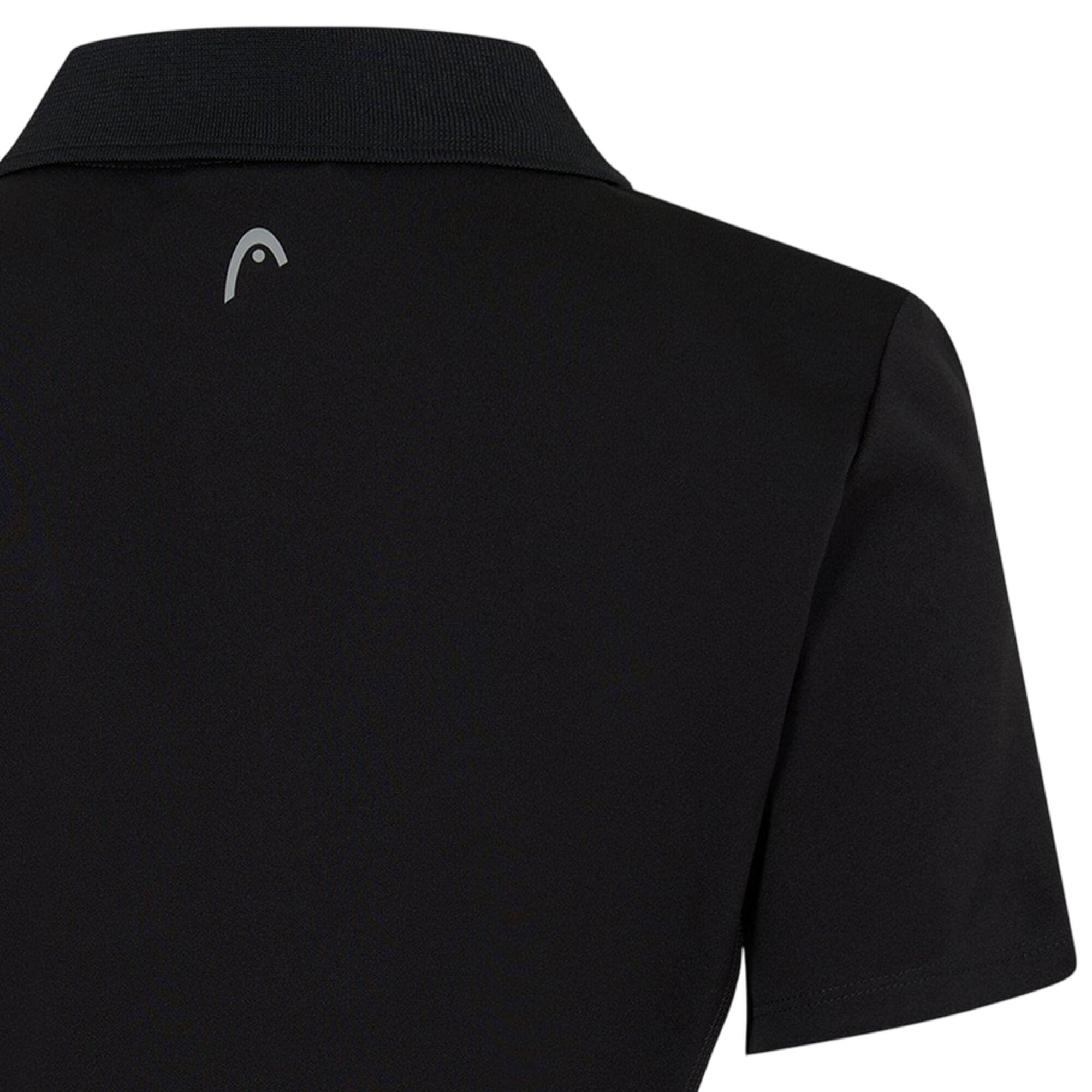 Poloshirt für , Performance Damen Schwarz 4/4
