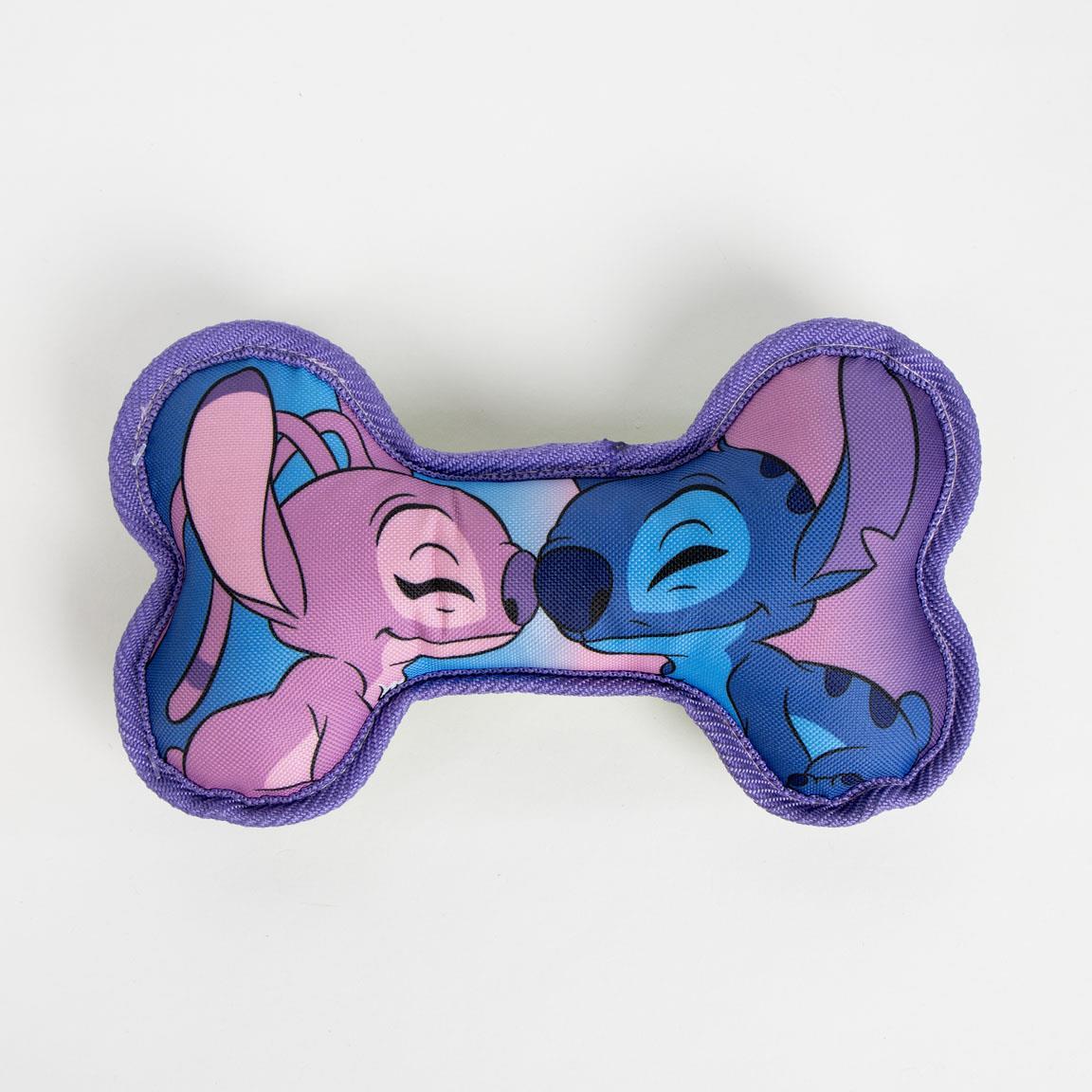 Juguete para Perro Stitch de TPR con Sonido, Mordedor Resistente Azul y Morado 5/6