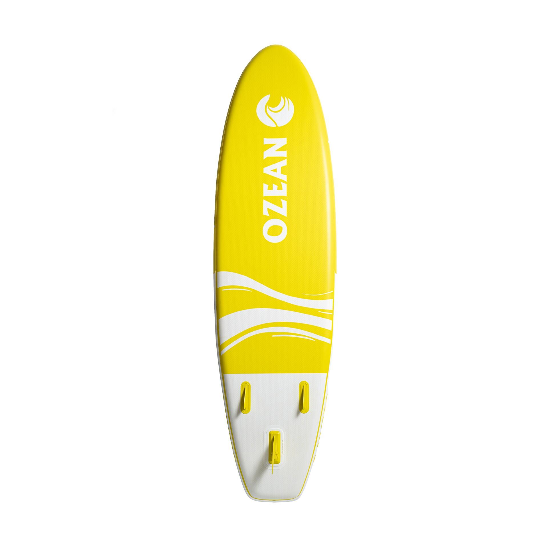 Prancha SUP OZEAN 305 cm insuflável - Paddle + 11 acessórios Amarelo 3/8