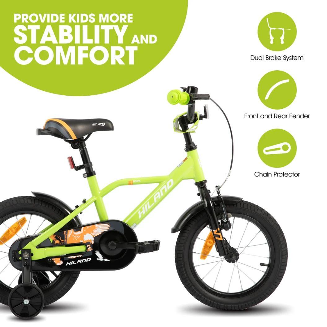 Garçon vélo vélo enfant 12/14/16/20", roulettes, double frein, 3-10 ans 3/6
