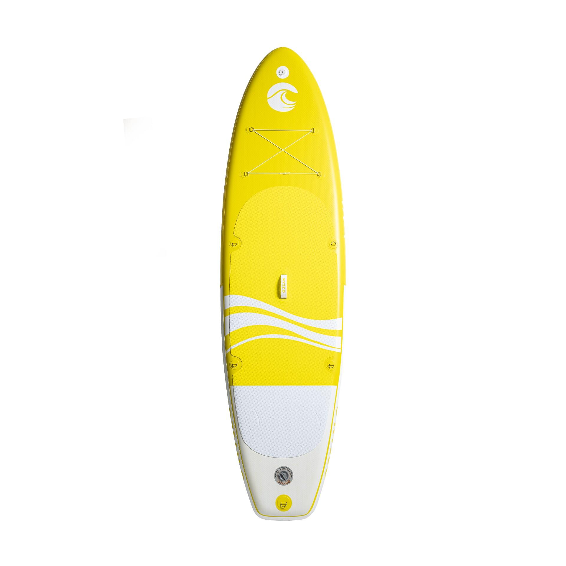 Prancha SUP OZEAN 305 cm insuflável - Paddle + 11 acessórios Amarelo 2/8