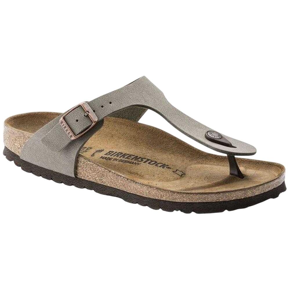 Infradito PelleDonna Birkenstock Gizeh Pietra 4/5