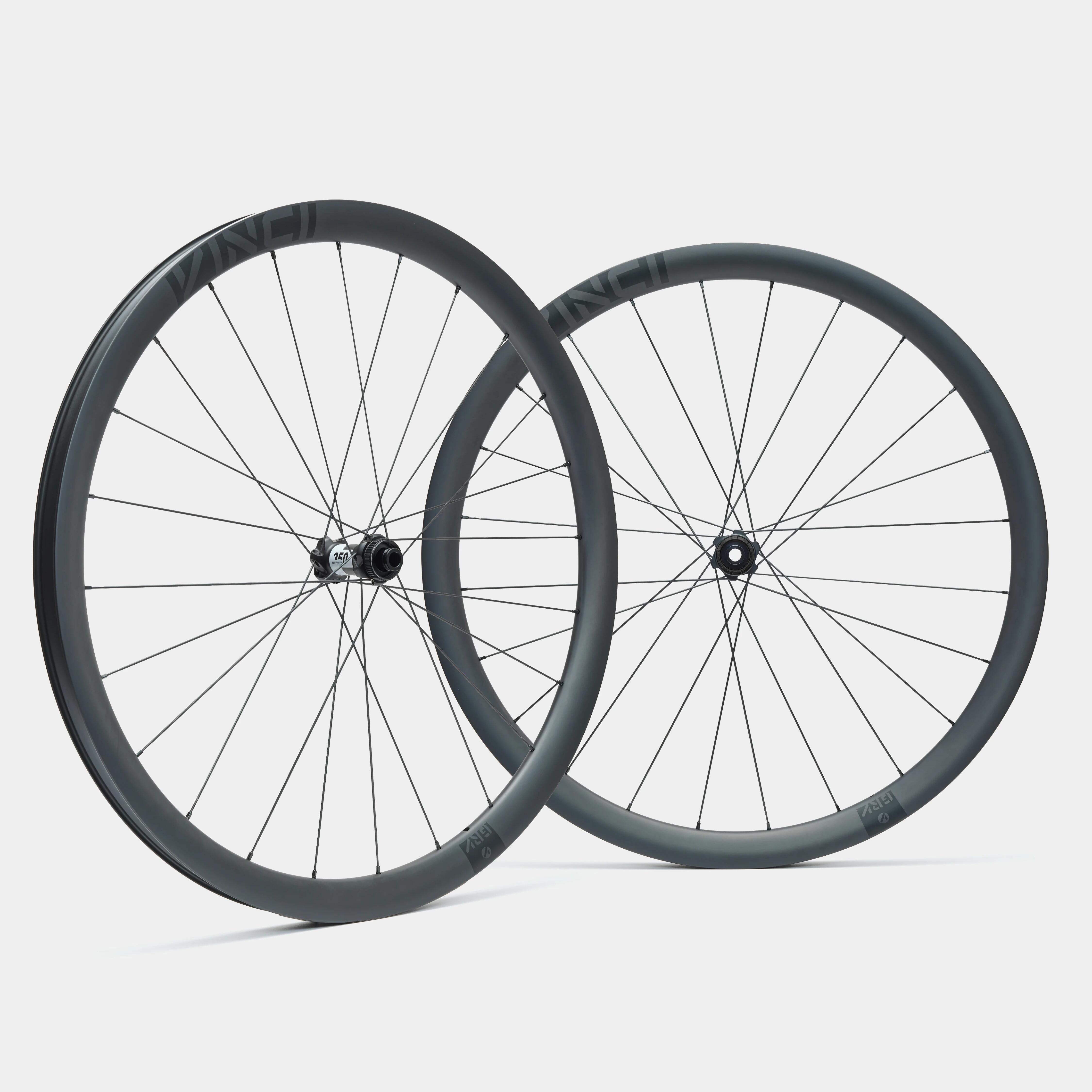 Koła rowerowe gravelowe karbonowe Vinci GRV 35mm 2026, piasty DT Swiss 350 Sh HG