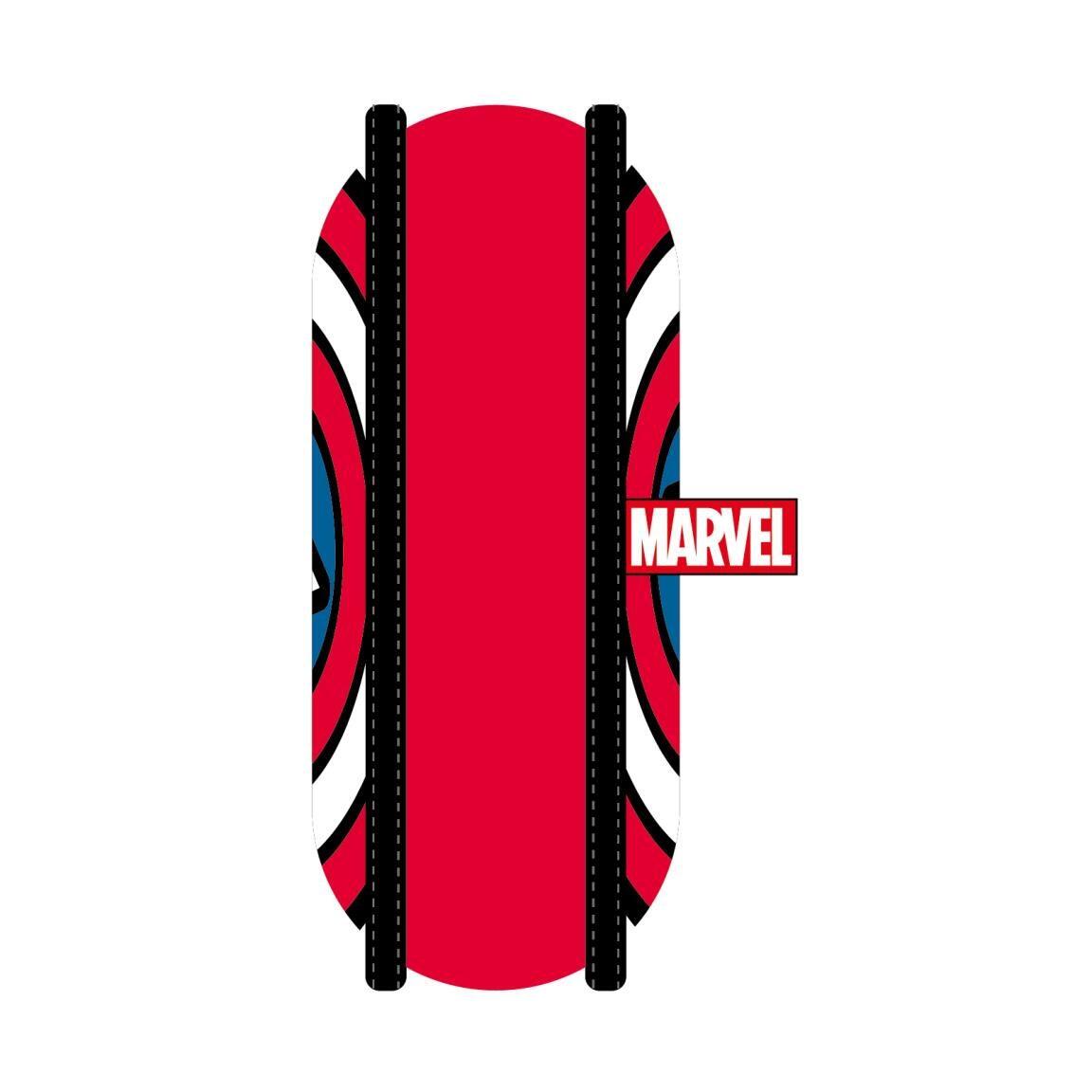 Jouet à mâcher pour chien Captain America Avengers en TPR rouge et bleu 3/3