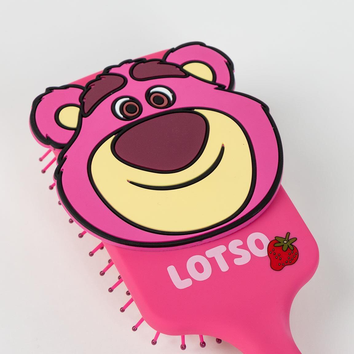 Brosse à cheveux rectangulaire Lotso de Toy Story pour enfants, en plastique 4/4