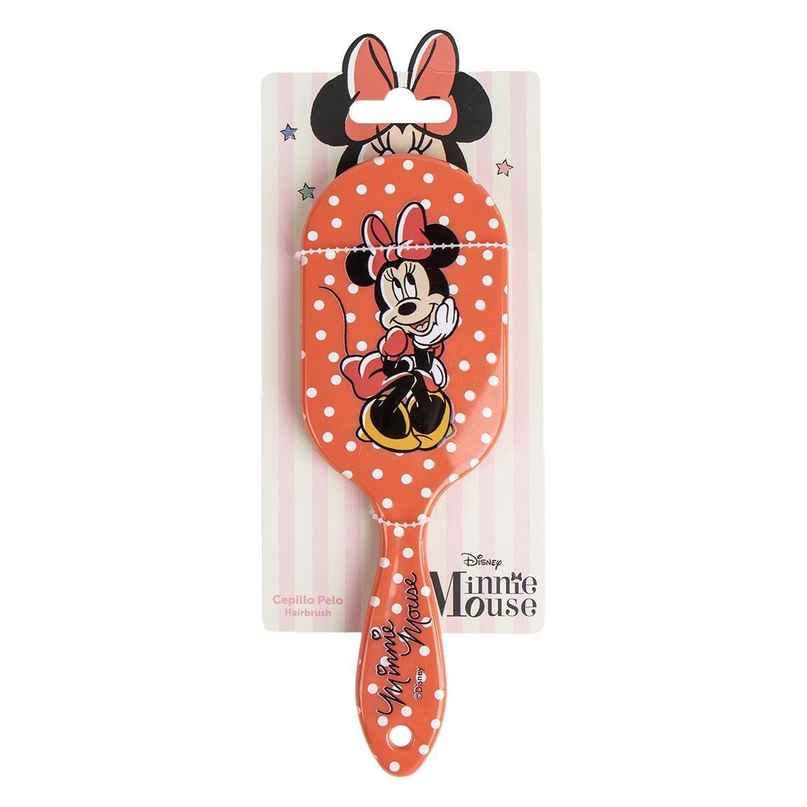 Minnie Maus Kinderbürste und Haargummis mit rosa ABS-Herzetui 3/3