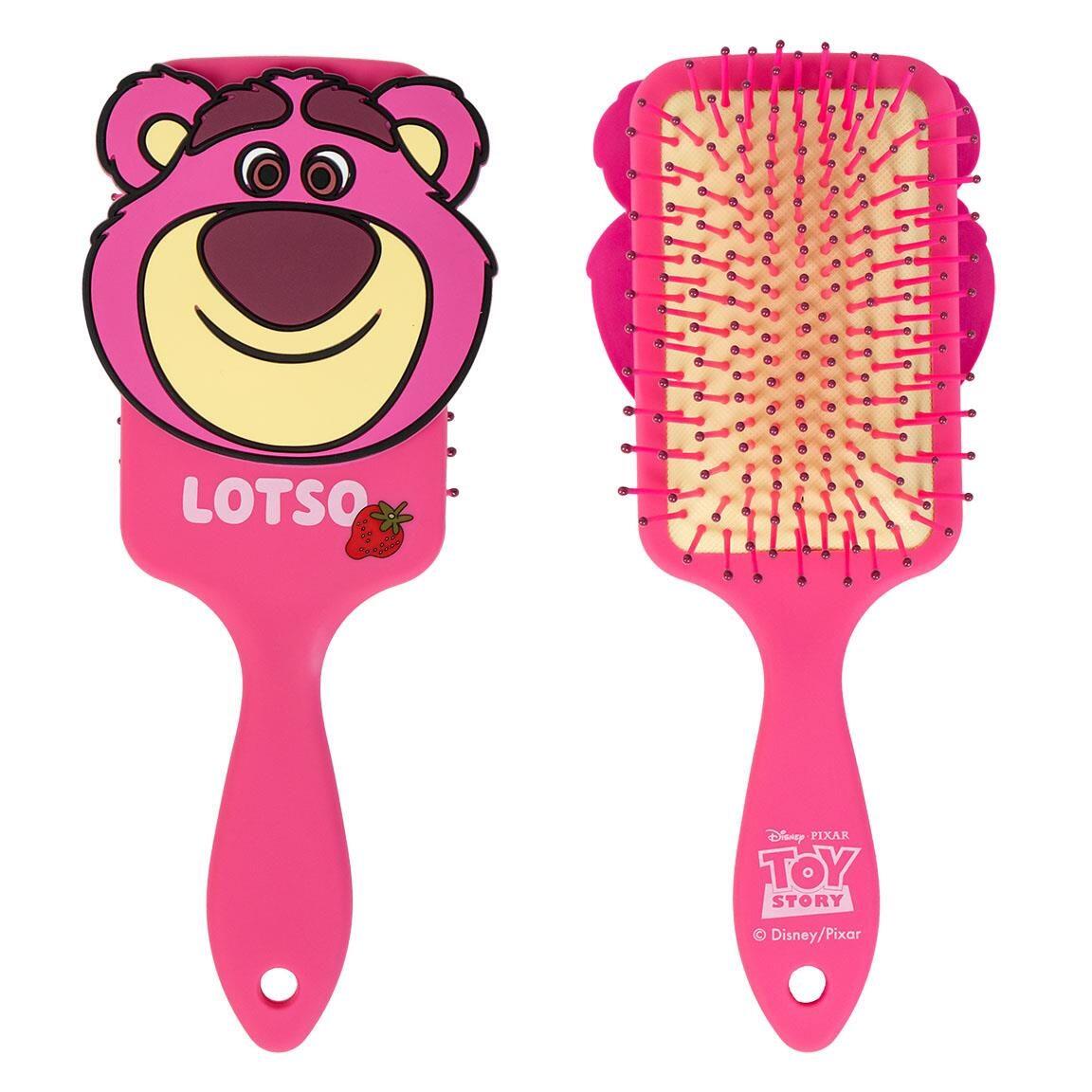 Brosse à cheveux rectangulaire Lotso de Toy Story pour enfants, en plastique 3/4
