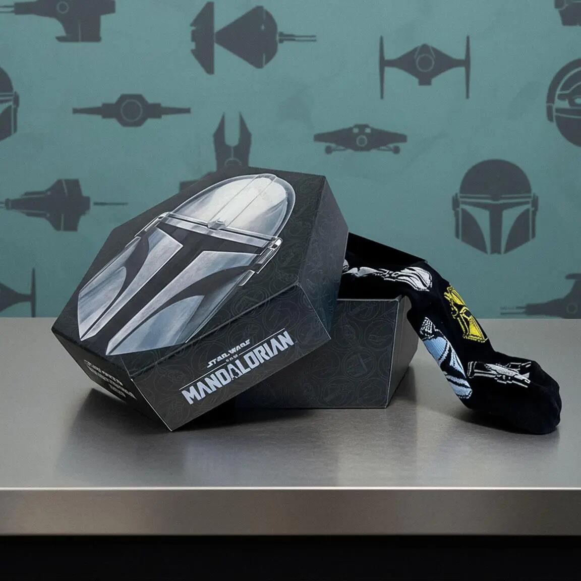Confezione di calzini da adulto in morbido cotone The Mandalorian - Neri 6/7