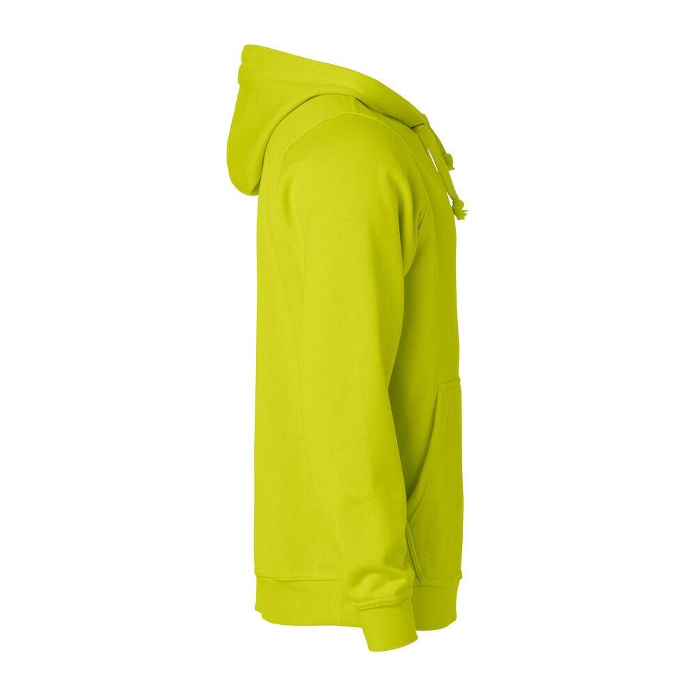 Sweat À Capuche BASIC Adulte (Vert Fluo) 4/4