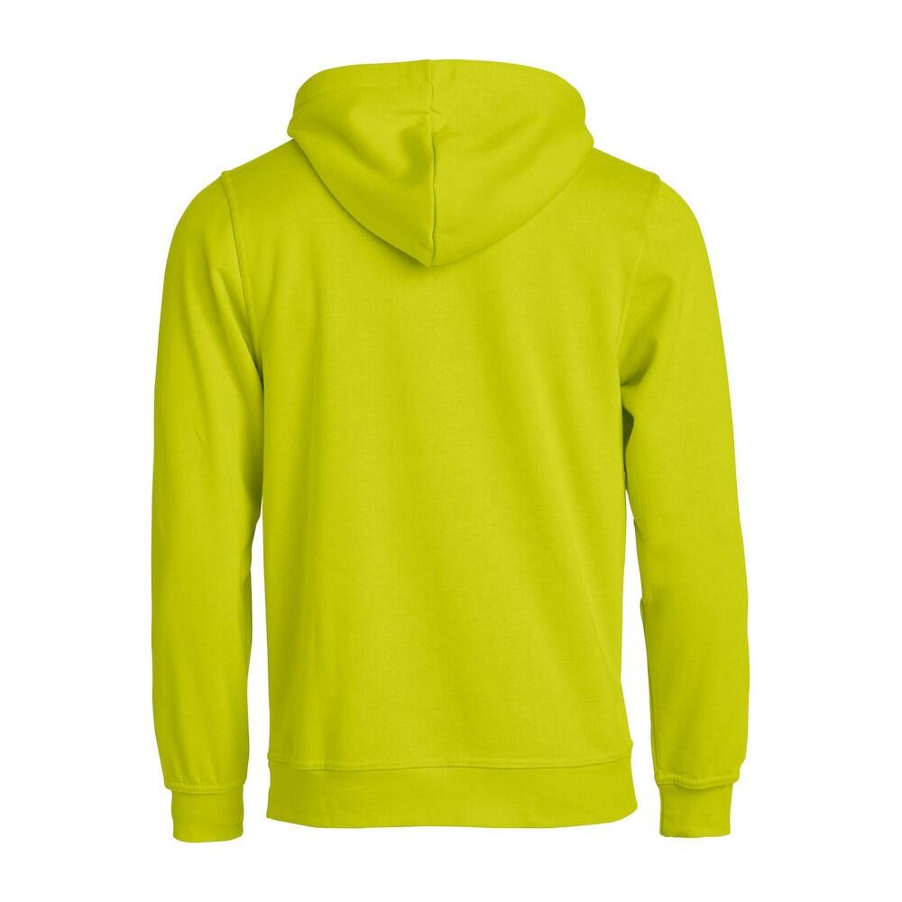 Sweat À Capuche BASIC Adulte (Vert Fluo) 2/4