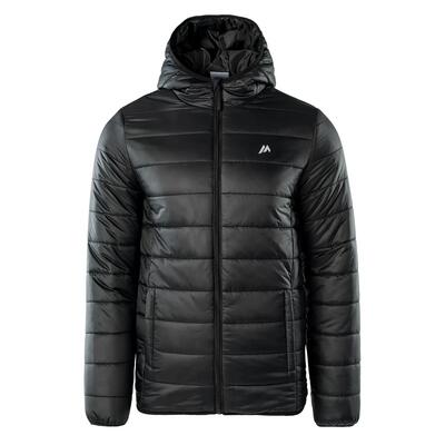 Heren maron gewatteerd jack (zwart)