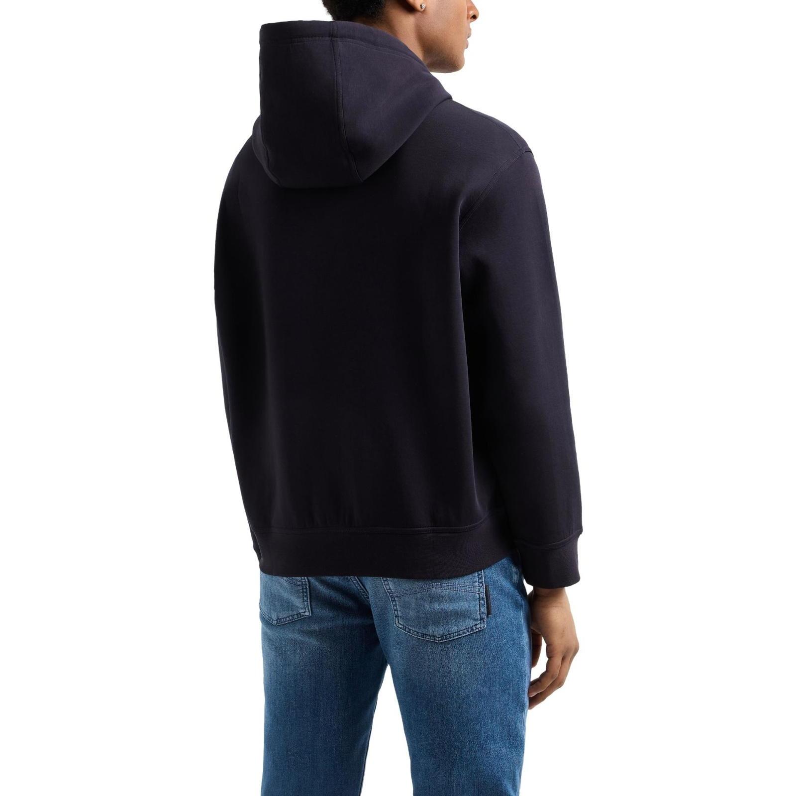 Felpa Uomo Armani Exchange Nero 4/4