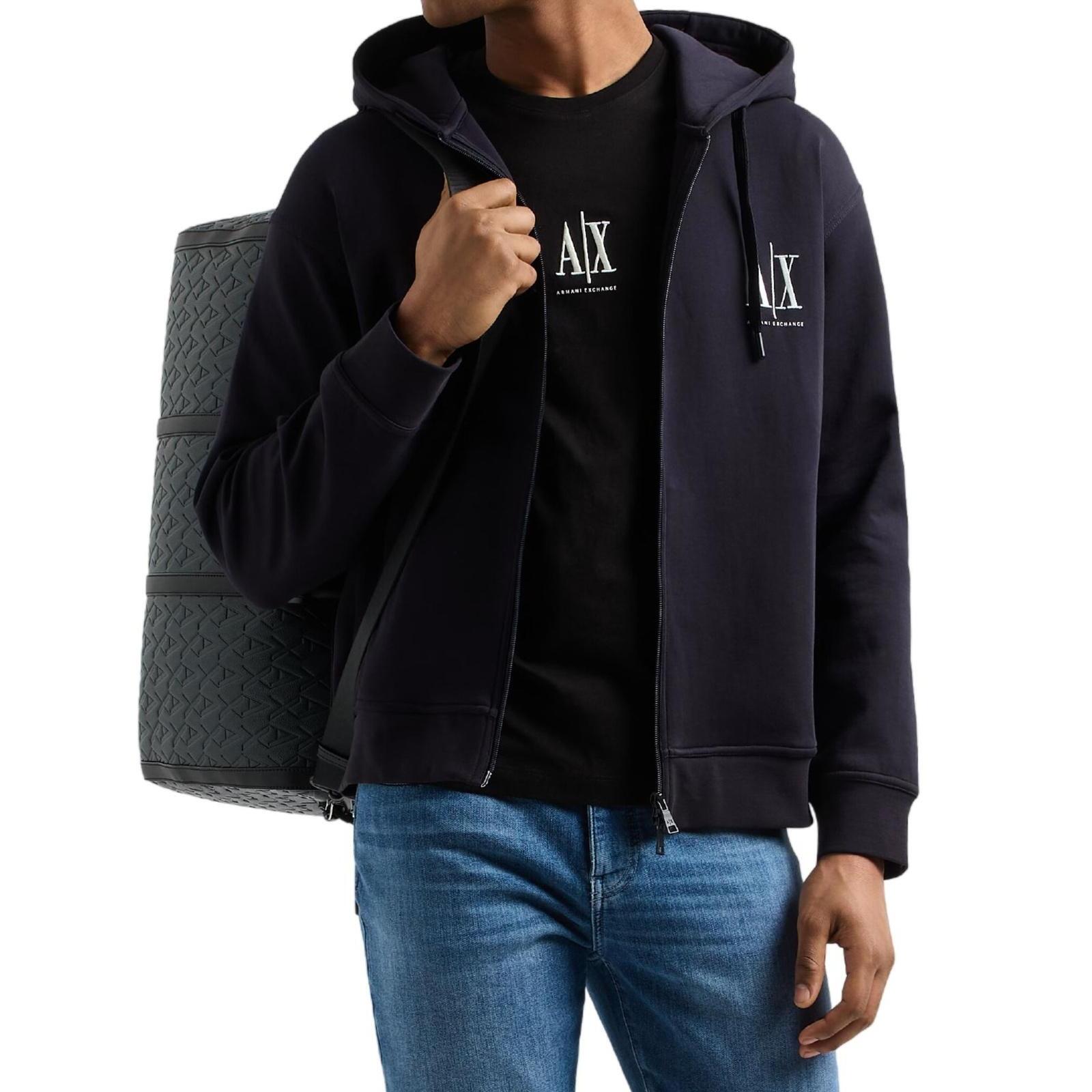 Felpa Uomo Armani Exchange Nero 2/4