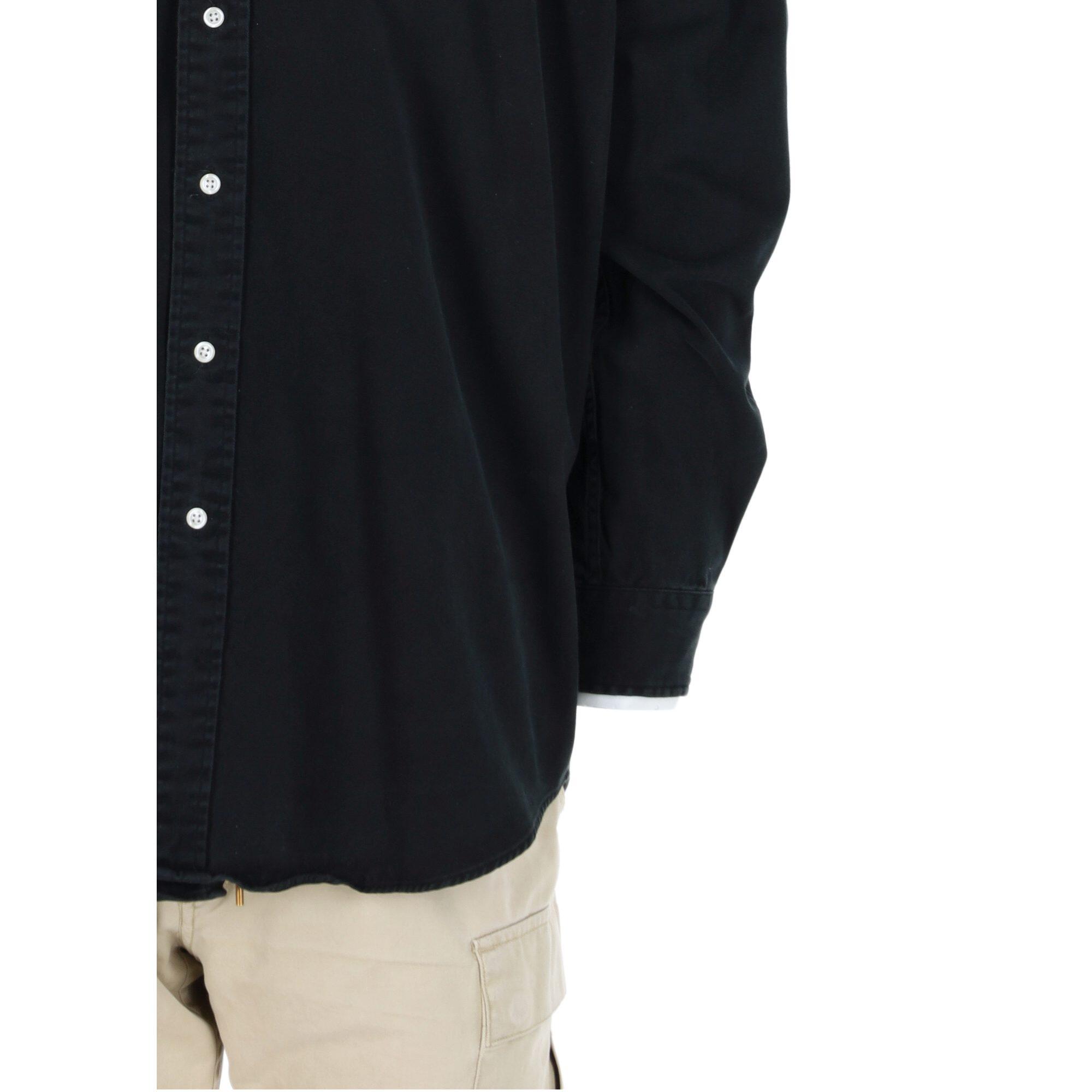 Seconde vie - Chemise classiques Homme uni Noir - Très bon état 7/7