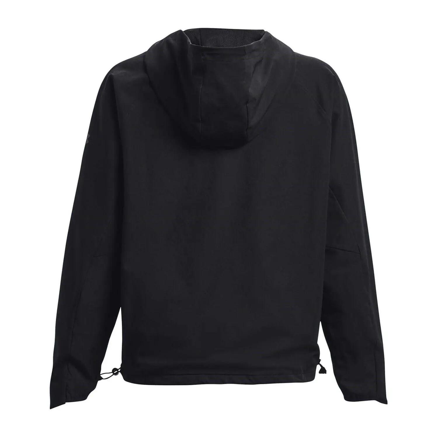 Womens/Ladies Unstoppable Reflective Detail Hoodie (Black) 2/2
