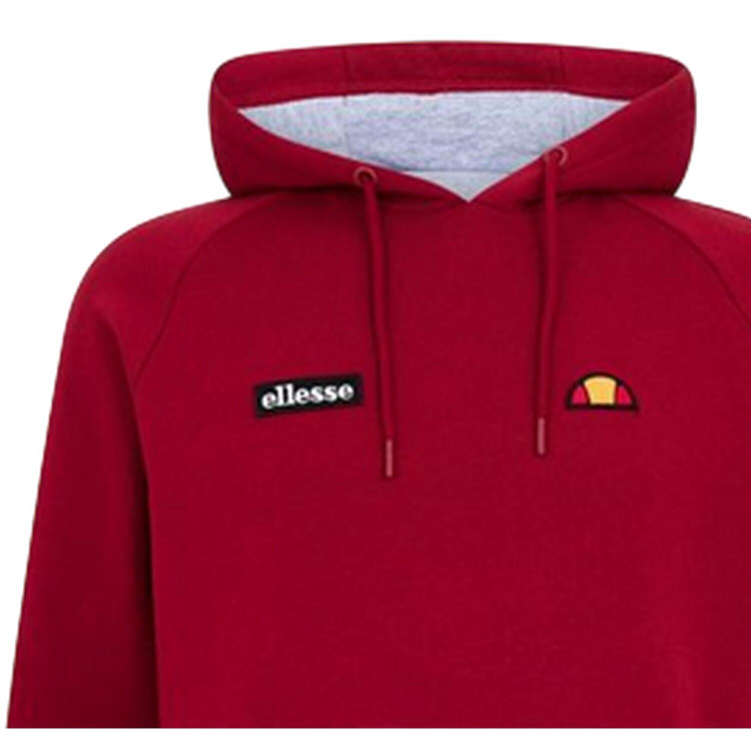Sweat À Capuche Manches Raglan Homme (Bordeaux) 4/4