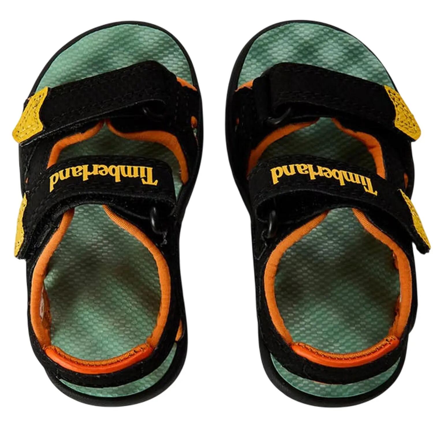 SandaliNeonato Timberland Perkins Row Nero Giallo 3/4