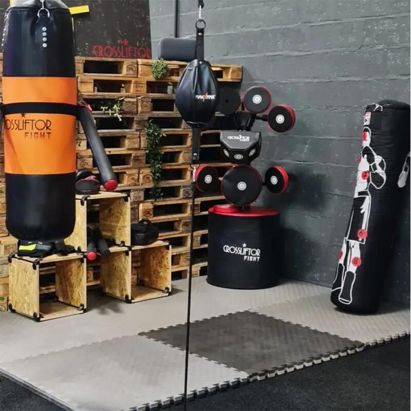 Crossliftor 40 mm puzzelmat zwart/grijs - per vierkante meter 5/5