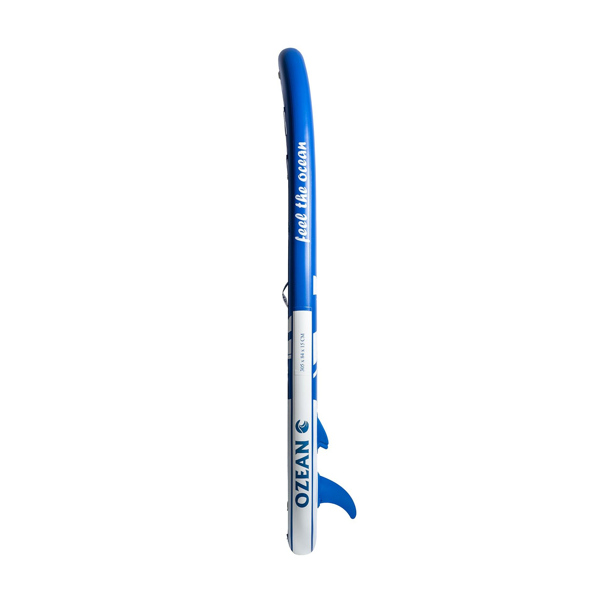 Prancha SUP OZEAN 305 cm insuflável - Paddle + 11 acessórios Azul 4/8
