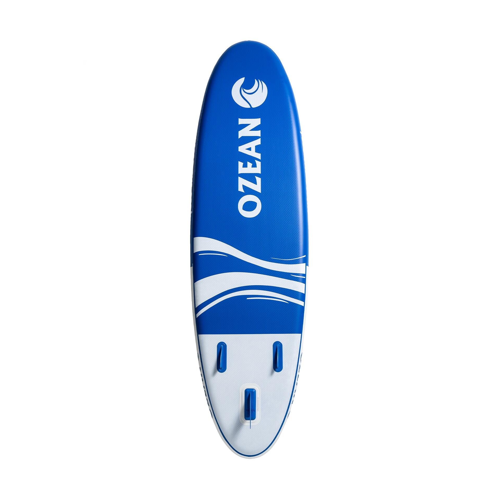 Prancha SUP OZEAN 305 cm insuflável - Paddle + 11 acessórios Azul 3/8