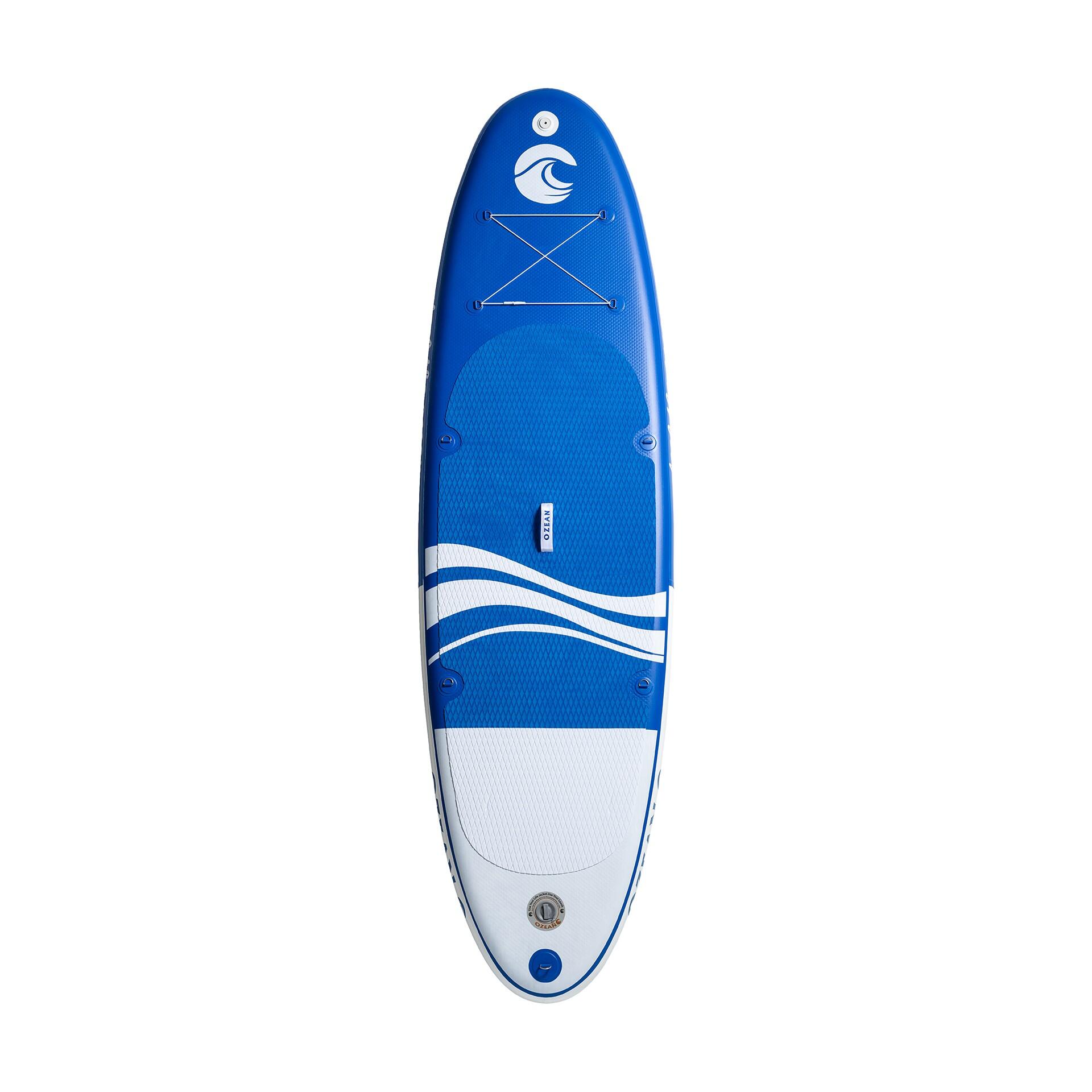 Prancha SUP OZEAN 305 cm insuflável - Paddle + 11 acessórios Azul 2/8