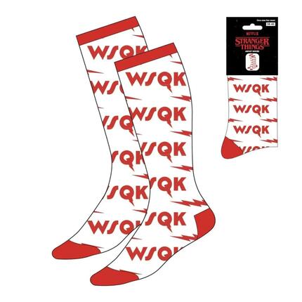 Chaussettes Stranger Things pour adultes, en coton doux et respirant, noires