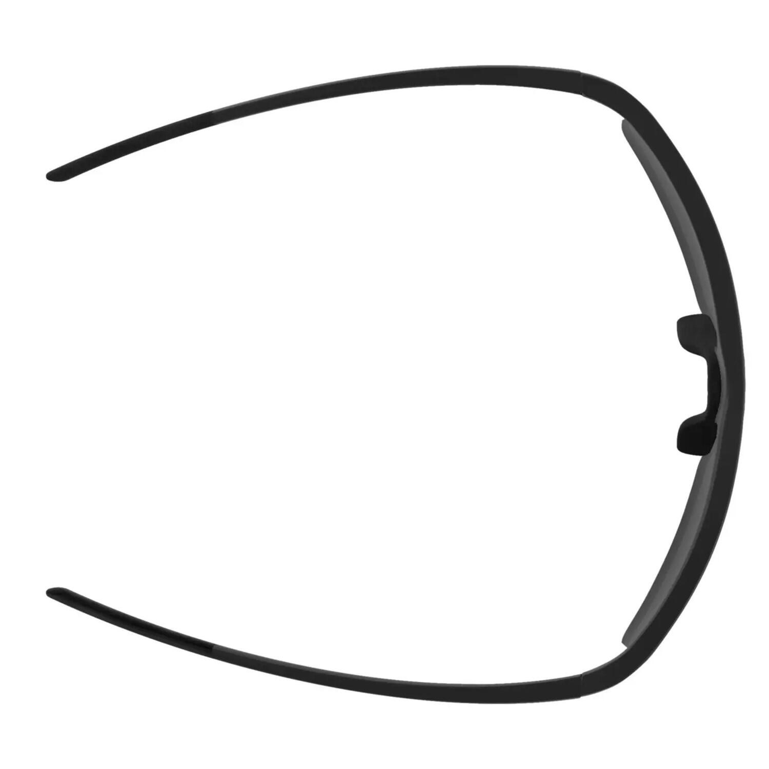 Occhiali sportivi Alpina Eagle Q-Lite neri opachi con lente specchiata argento. 2/5