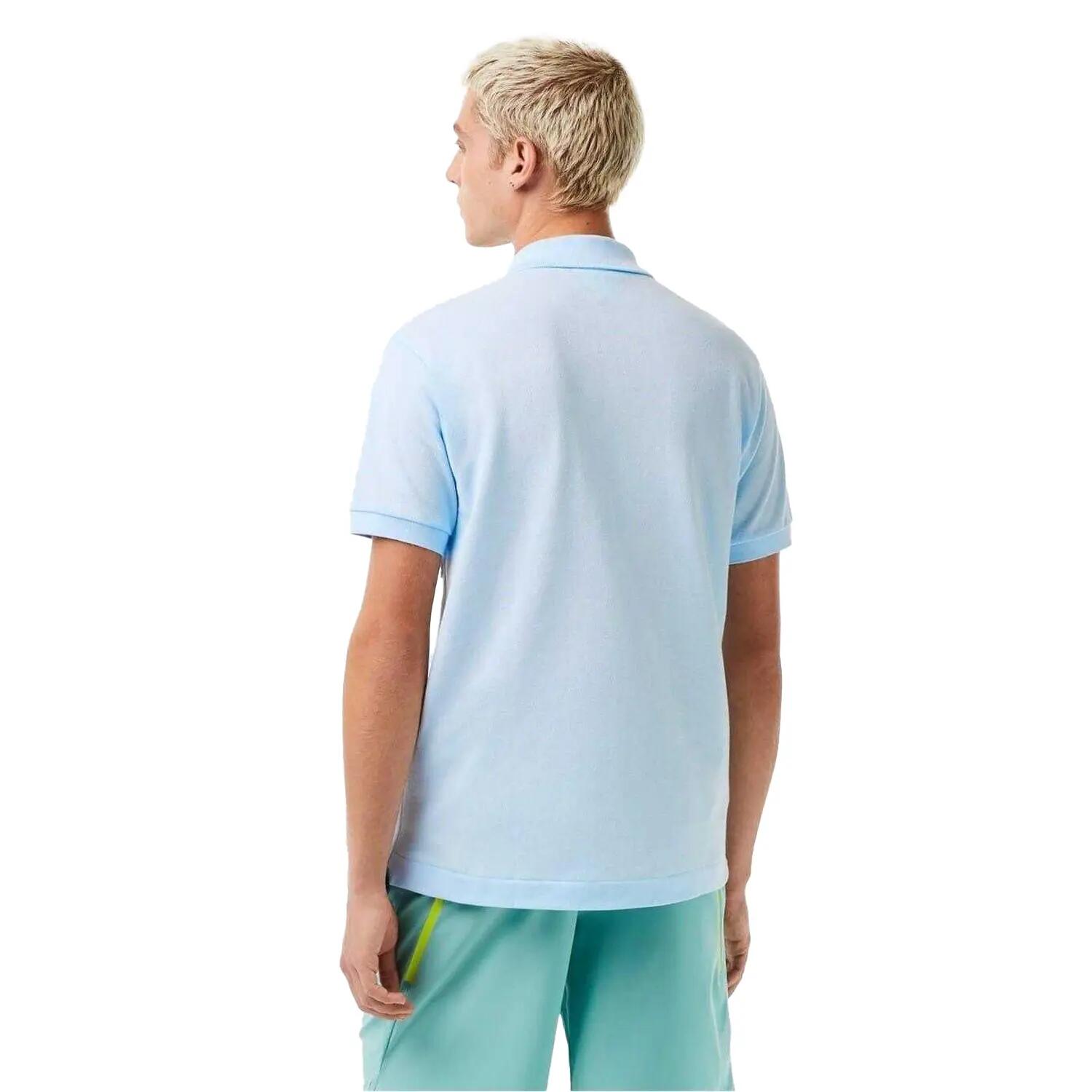 Poloshirt für , Klassisch, kurzärmlig Herren Hellblau 3/3