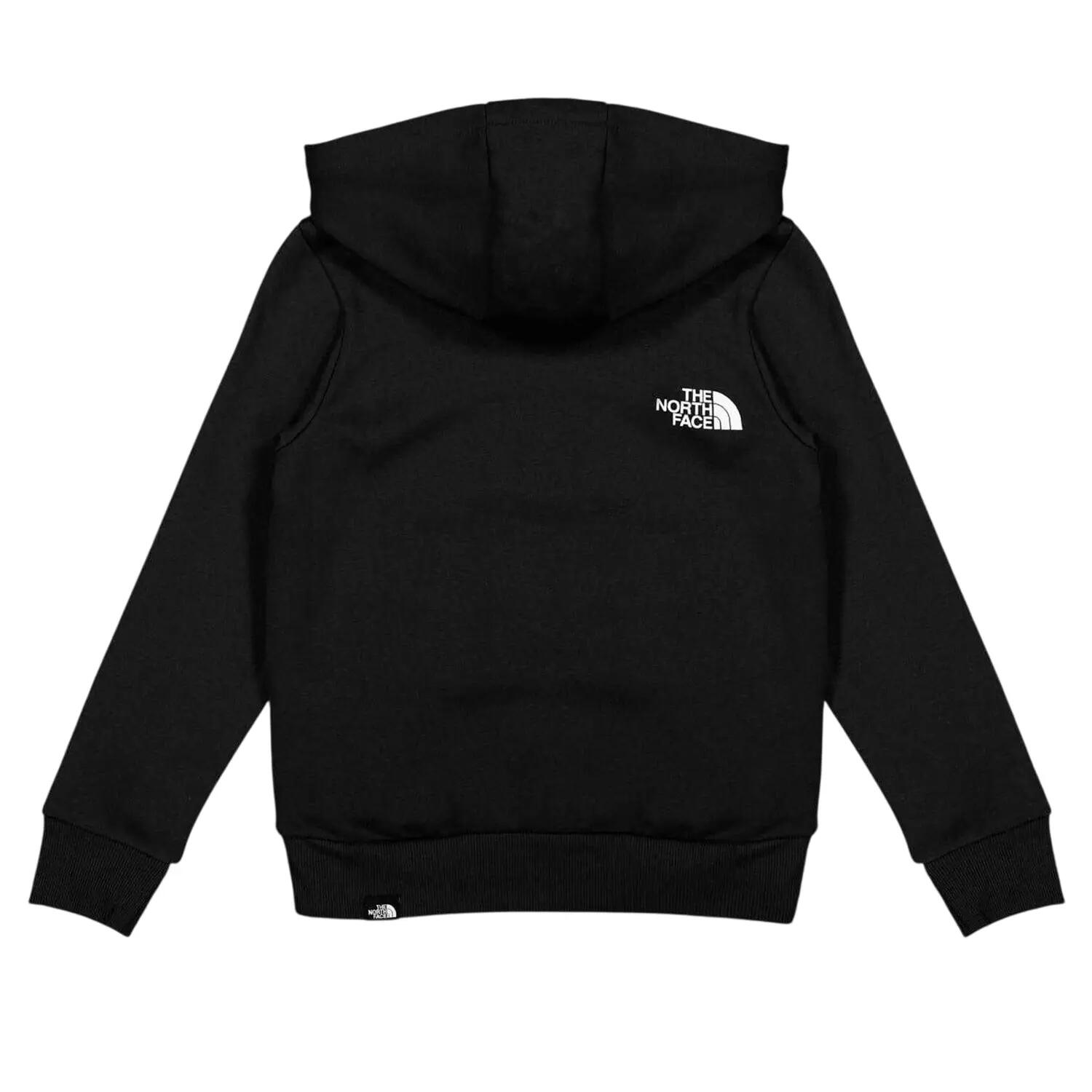 "Dome" Kapuzenpullover für Kinder, Baumwollmischung Herren Schwarz 2/2