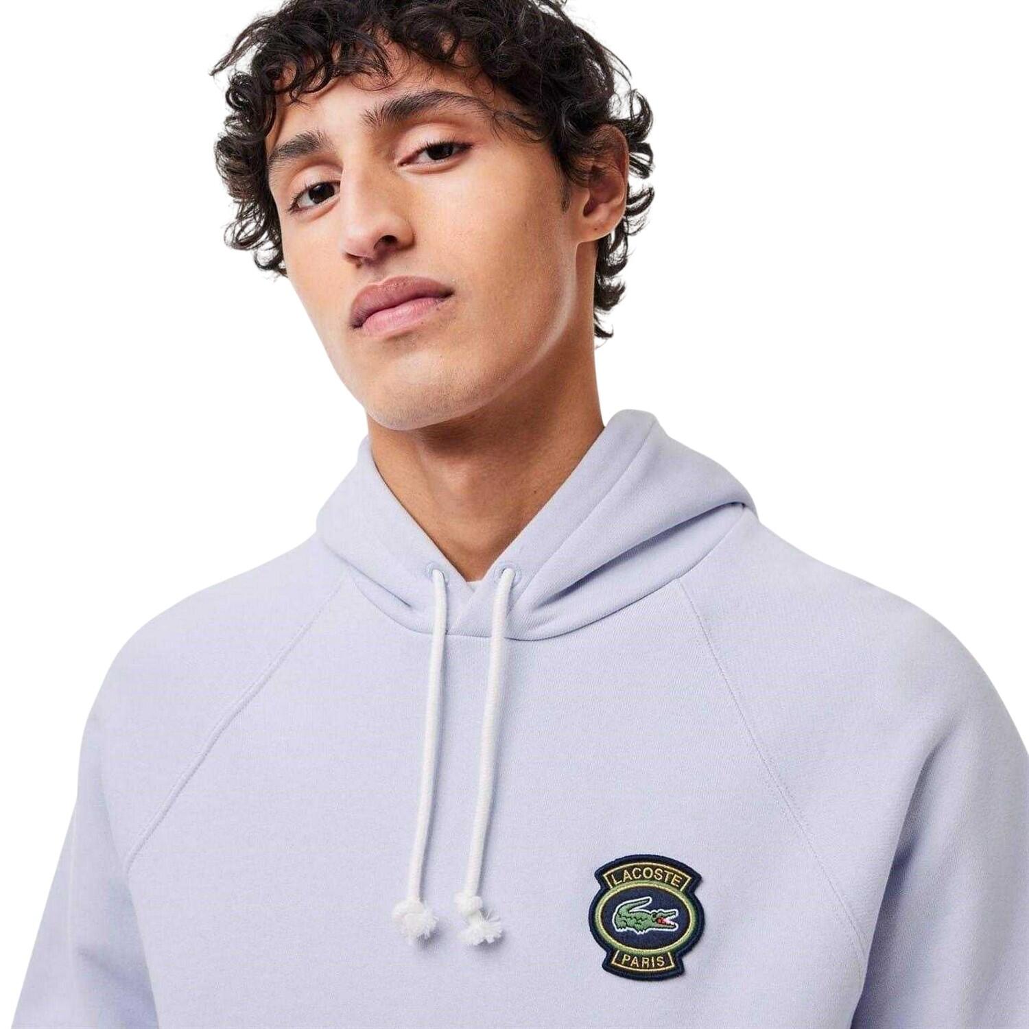 Sweat À Capuche Motif/style Logo HERITAGE Homme (Bleu) 3/4