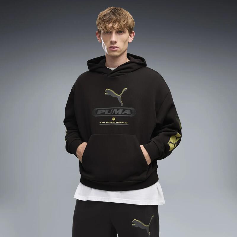 Hanorac PUMA Sport Boxy Graphic Fleece pentru bărbați PUMA