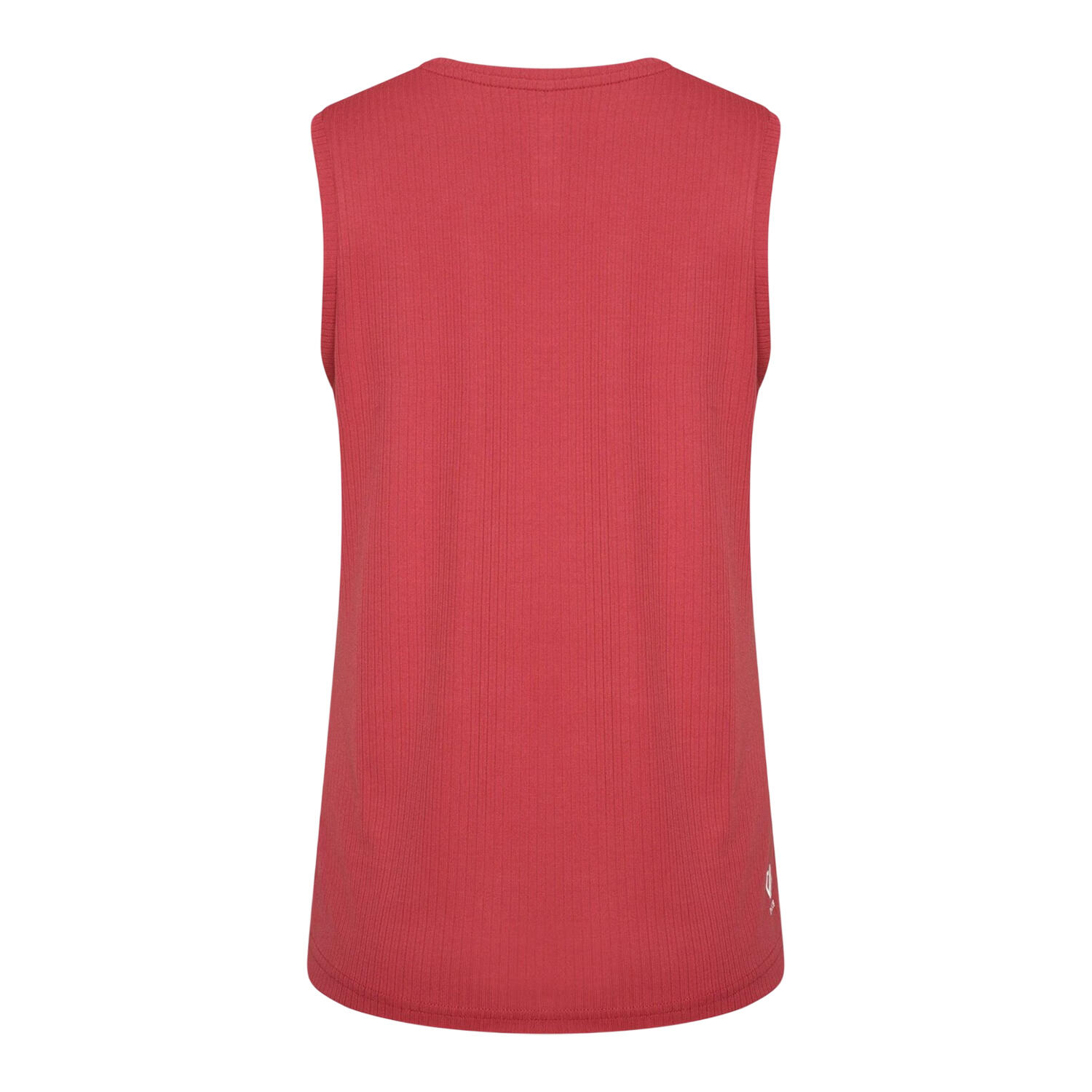 Débardeur Uni Et Décontracté Motif/style Côtelé Femme (Rouge) 2/4