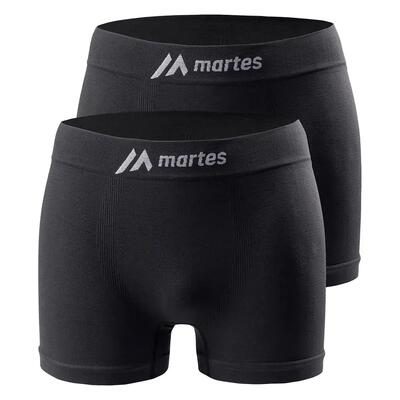 Heren marevo boxershorts (set van 2) (zwart)