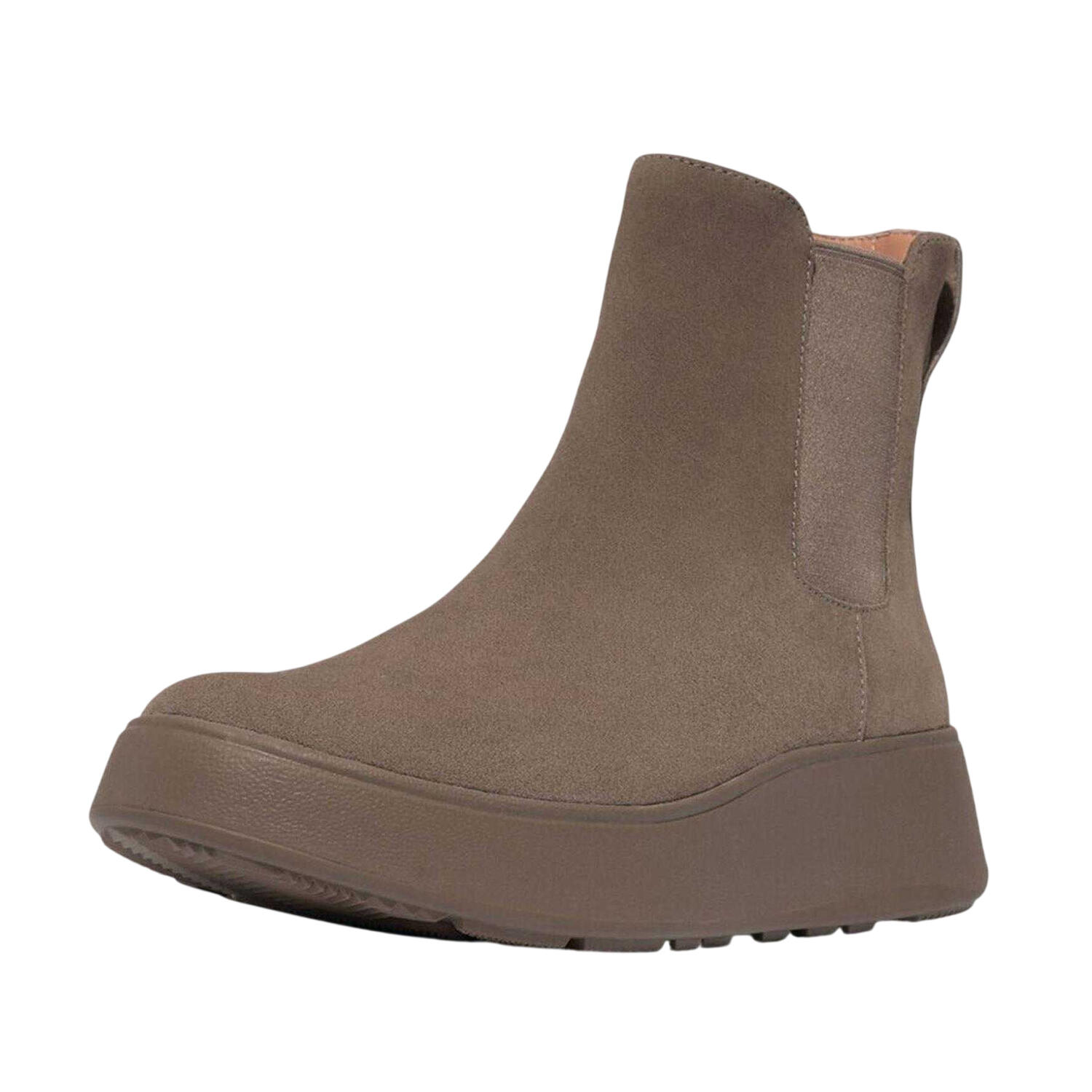 "FMode" Stiefeletten für , Wildleder, flach geformter Absatz Damen Grau 4/4