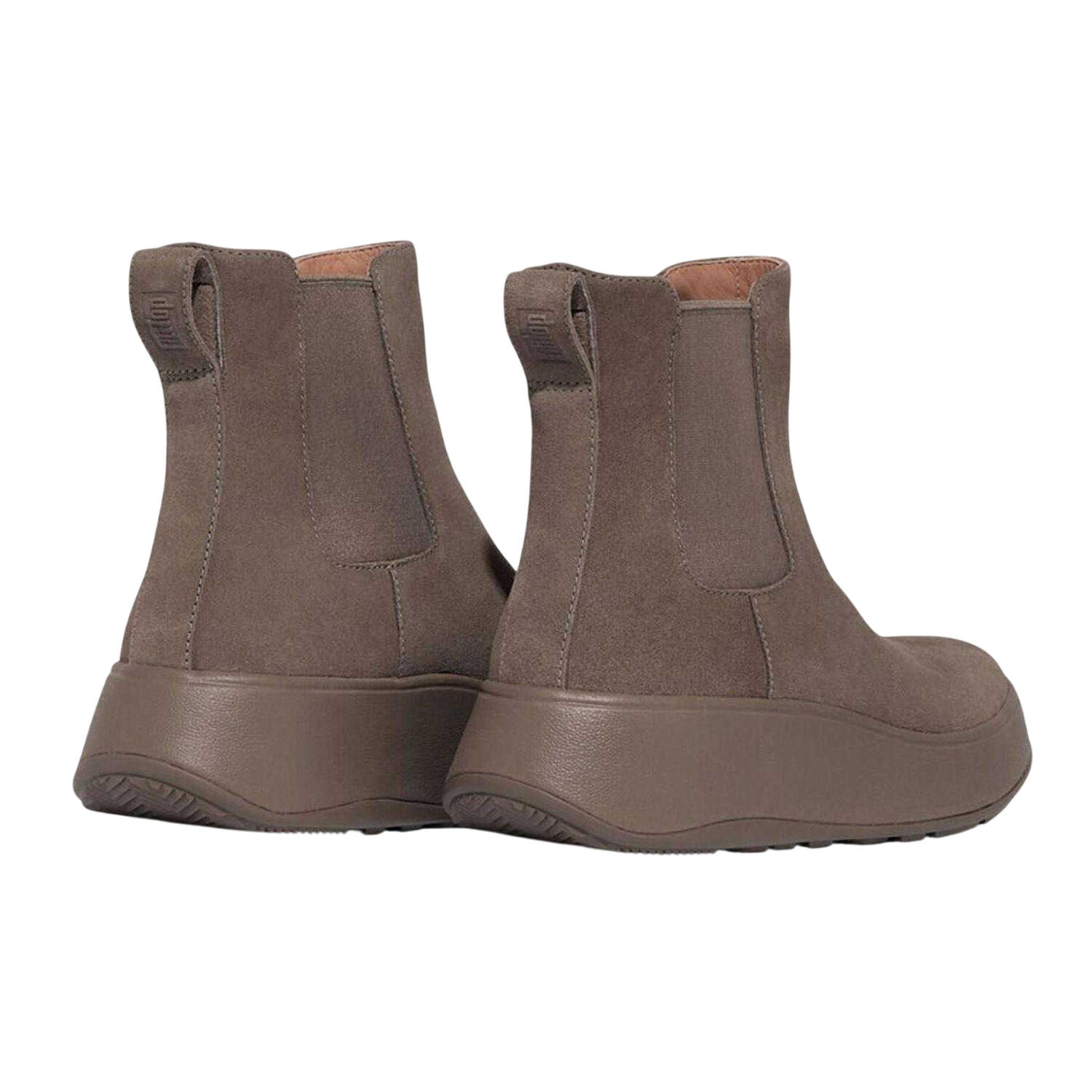 "FMode" Stiefeletten für , Wildleder, flach geformter Absatz Damen Grau 2/4