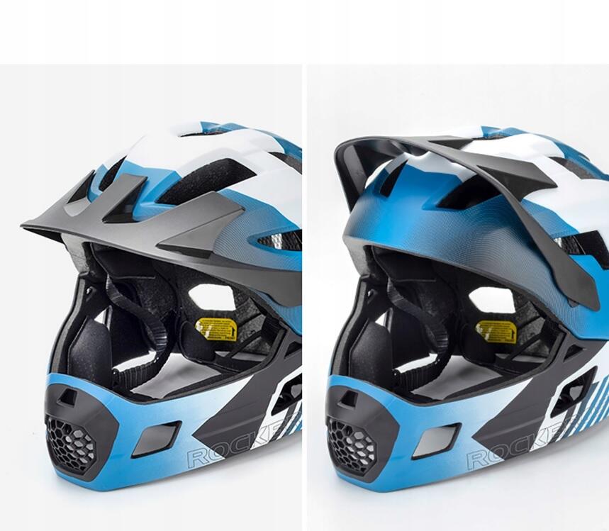 Kask rowerowy dziecięcy Rockbros TS-61 z odpinaną szczęką 3/5