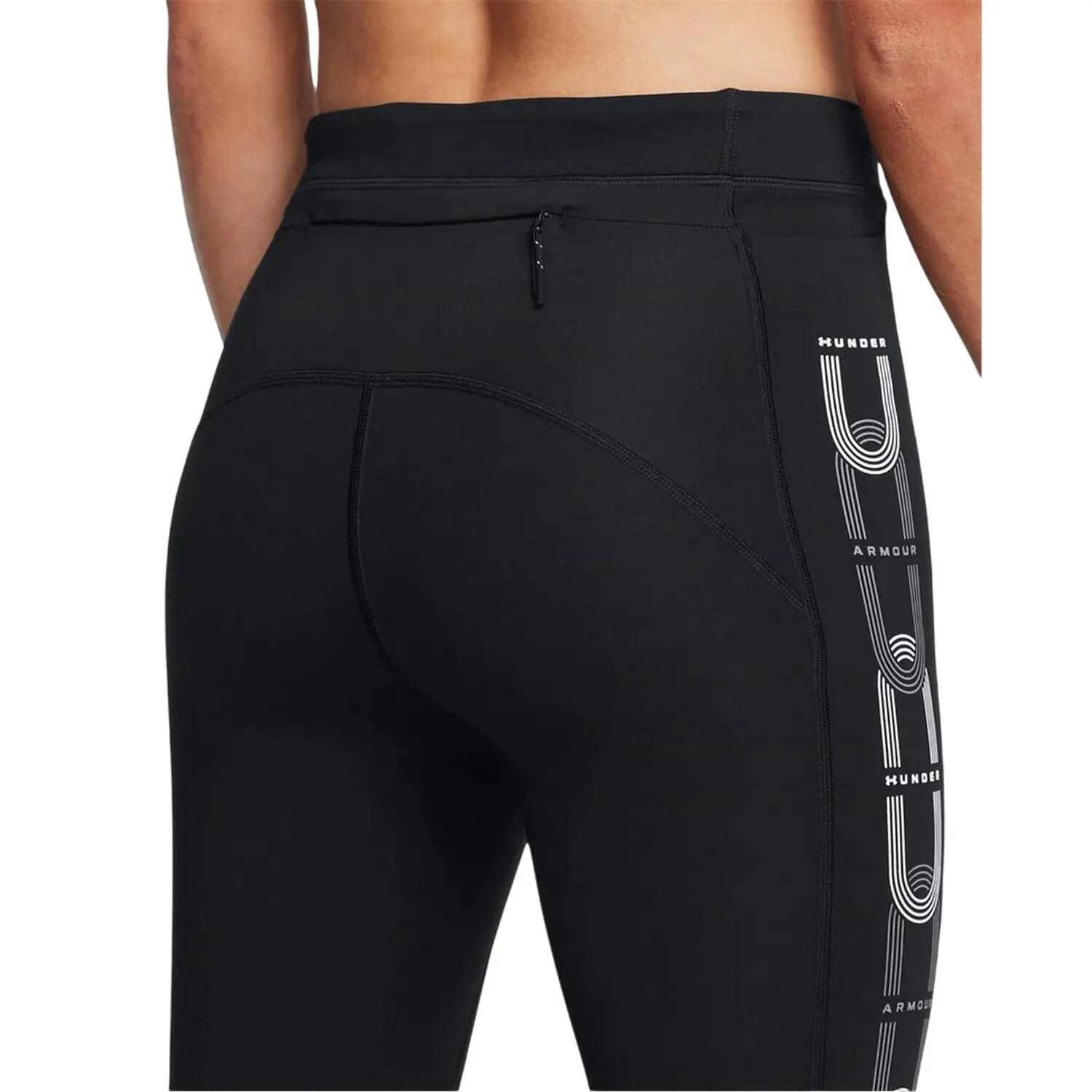 Legging RUN ANYWHERE Femme (Noir Chiné) 4/7