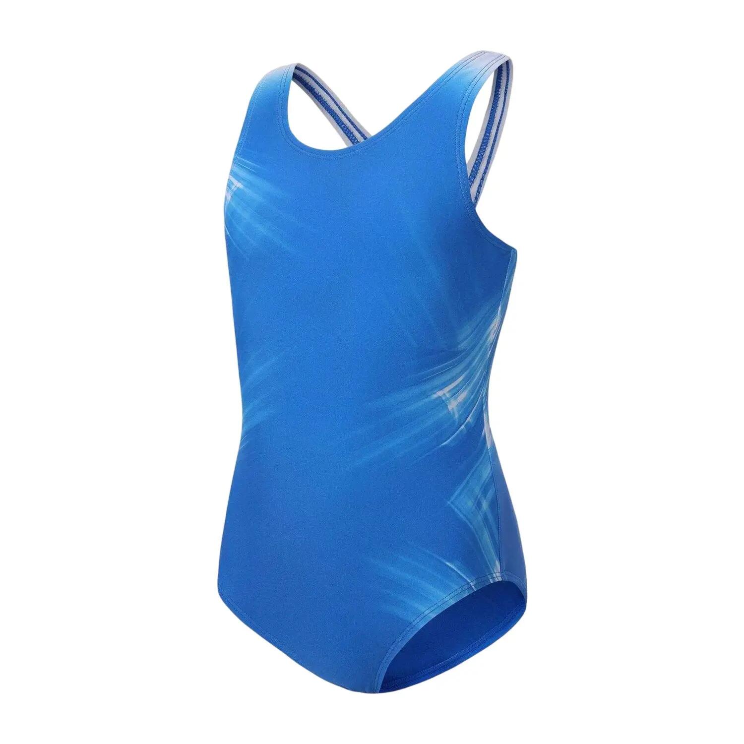 Maillot De Bain 1 Pièce Motif/style Jaune Vert Enfant (Bleu) 3/3