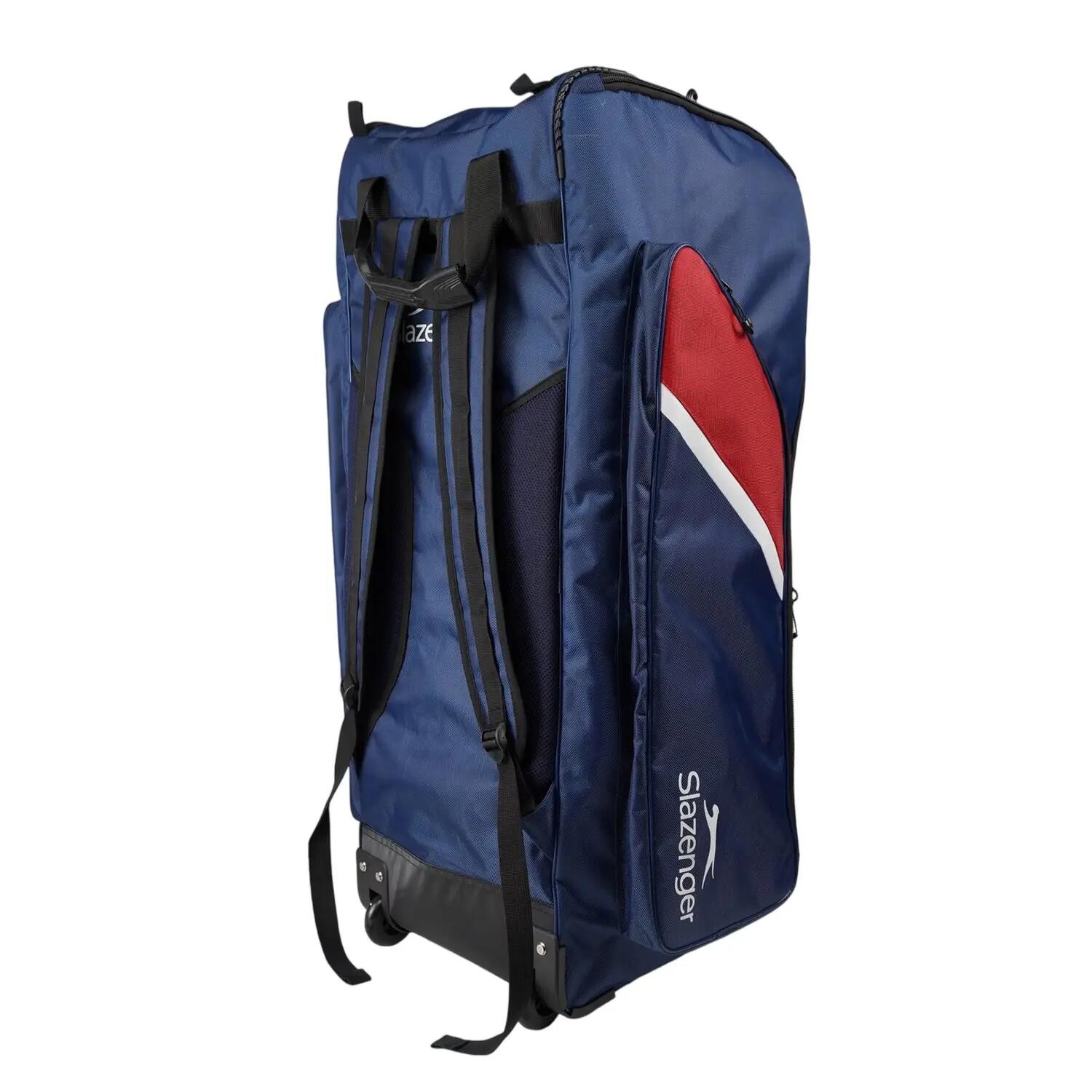 Reisetasche mit Rollen Damen und Herren Marine/Rot Einheitsgröße 2/2