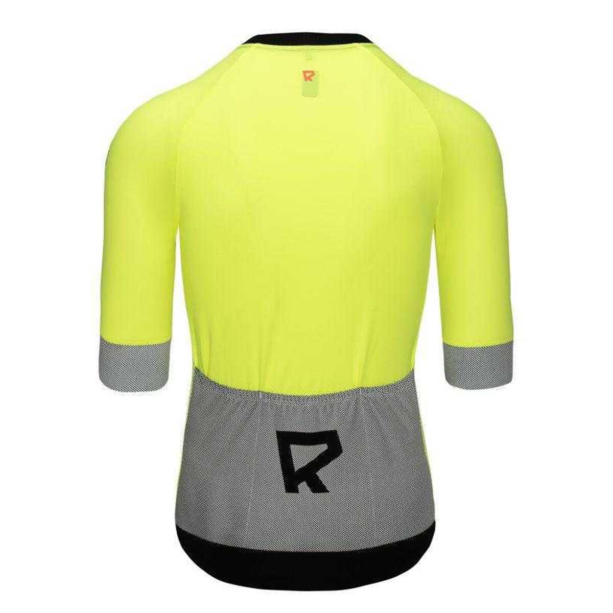 Maillot De Cyclisme ECHO BV Homme (Noir / Vert Fluo) 3/4