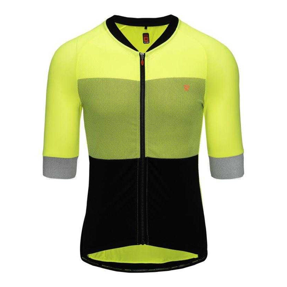 Maillot De Cyclisme ECHO BV Homme (Noir / Vert Fluo) 2/4