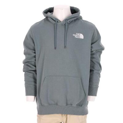 Tweedehands - the north face heren hoodie grijs - zeer goede staat